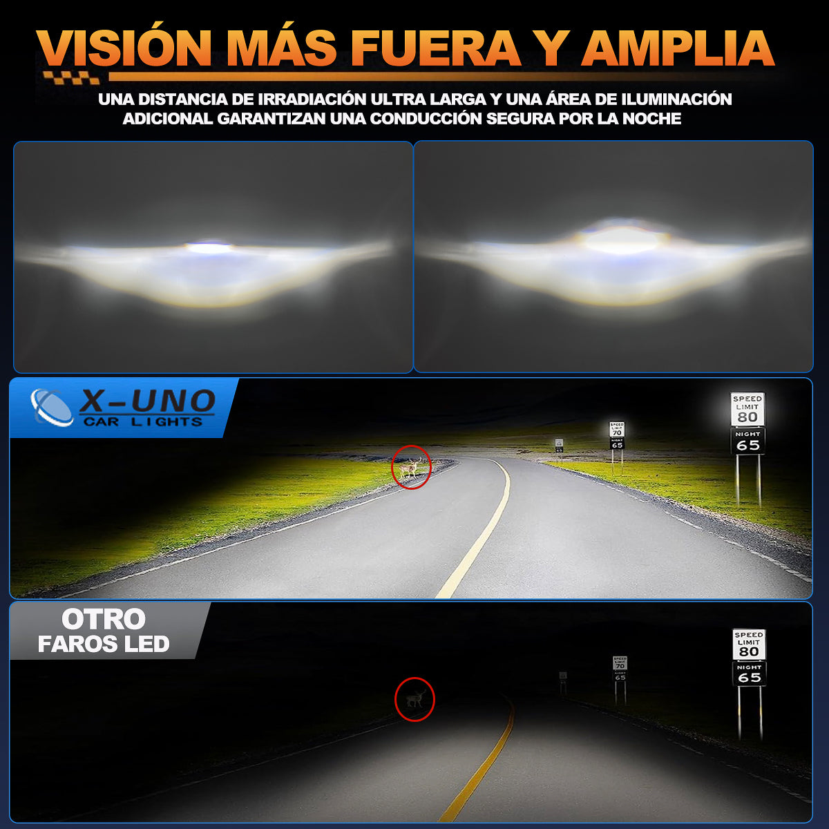 Jeep Vocho Moto 7'' daymaker Faro Ojos De Ángel - 1/Pzs – X-UNO CAR LIGHTS