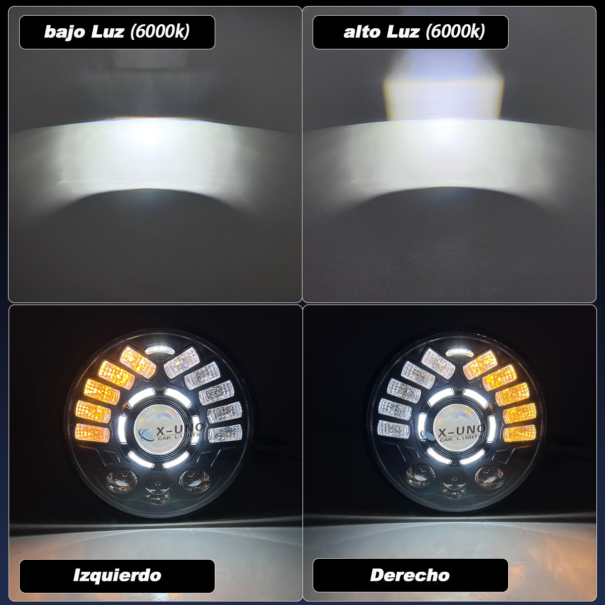7'' Faro Lupa daymaker Más Brillante Hi/lo Beam Antideslumbrante para ...